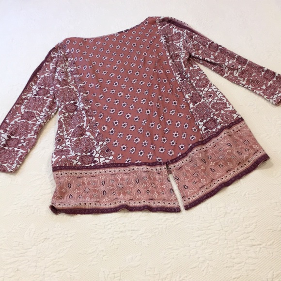 ๐HP๐Lucky brand boho blouse size small - Picture 9 of 12